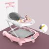 Baby Walker With Brake Multifunctional Anti-o-leg Anti Rollover Foldable Baby Walker With Music Box
