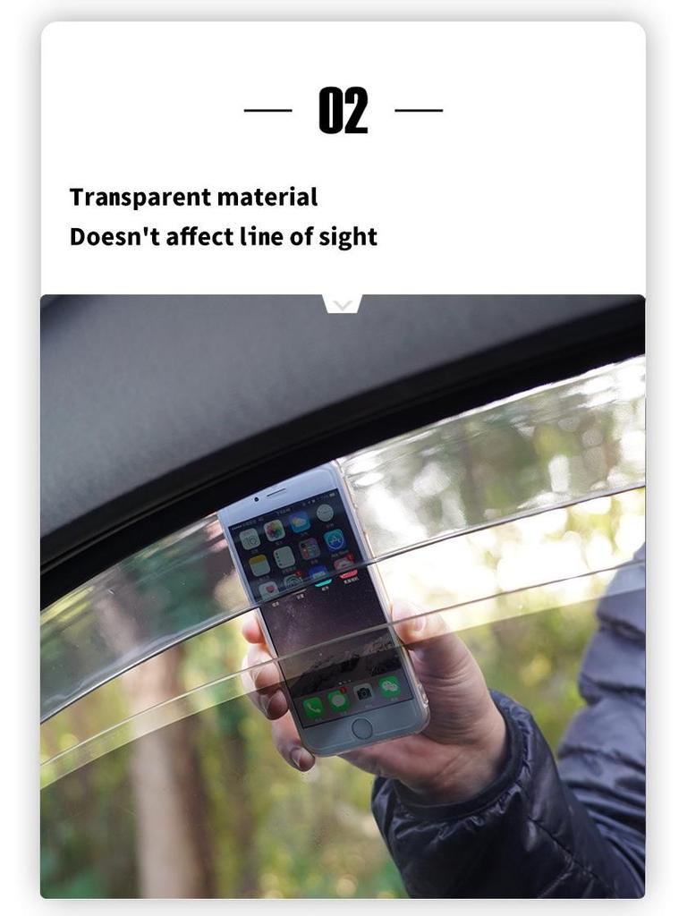 Mitsubishi Delica D2 Rain Guard & Sun Shade Visor