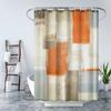 Комплект абстрактных занавесок для душа - водонепроницаемый и устойчивый к плесени декор для ванной комнаты абстрактный водонепроницаемый
