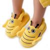 Milk&Moo Buzzy Bee Toddler Kids Slippers, %100 Cotton,For House,Bath, Indoor Use