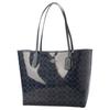 COACH City Coated Canvas Tote Bag, Shopping Bag, Handbag, Shoulder Bag Large Women's Dark Blue CAK30-SVD9