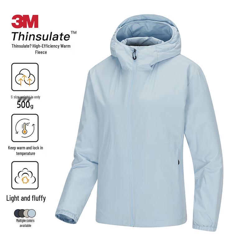 MEDE3M Men's Thinsulate Lightweight Hooded Winter Puffer Jacket