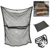 Stretchable Cargo Net for Mesh X Trucks, Hook-Mounted, Anti-Loss, Double-Layer (120cm 120cm)