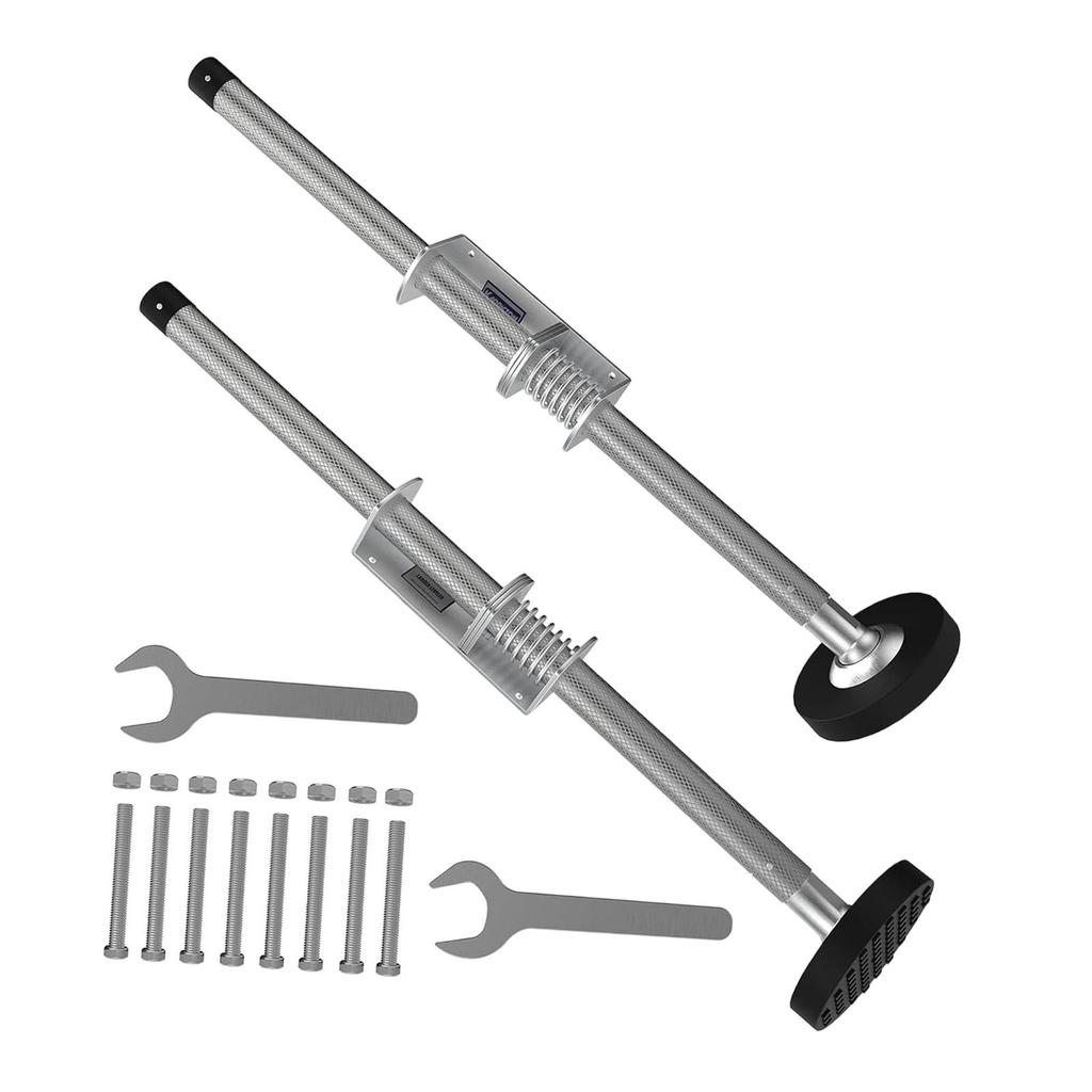2x Ladder Levelers Stabilizer Ground Level with Screw Nonslip Leveling Tool Adjustable for Outdoor Cement Household Indoor