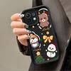 Christmas Snowman Elk Cute Phone Case For Xiaomi 17 Pro Max 15T 14T 13T 11Lite Poco X6 X7 F5 F7 M6 M7 Pro 5G Soft Perfect Cover