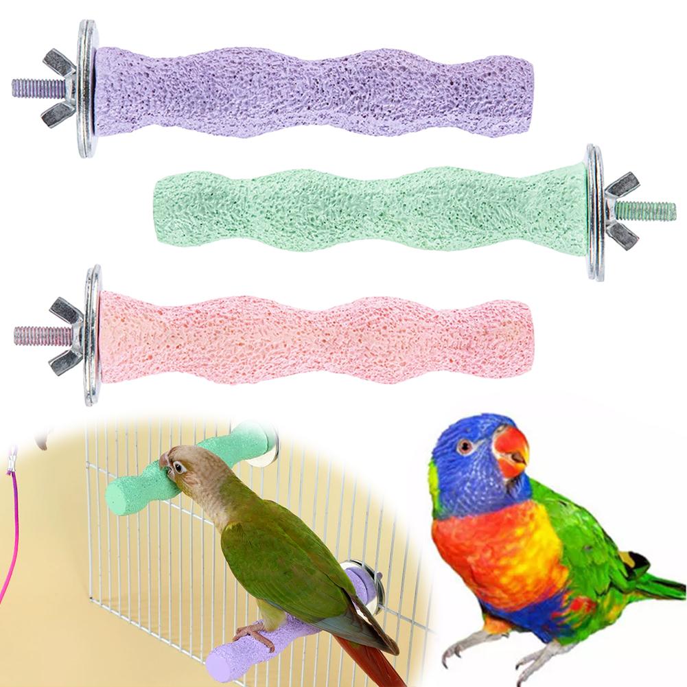 Pet Paw Grinding Stick Bird Parakeet Parrot Toy Bird Grinding Supplies Pet Toy Toys Grinding Gr Q8I7