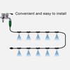 25PCS Black Lock Barbed Tee Connector POM 16mm To 4/7mm Tee Connector  Greenhouse Watering