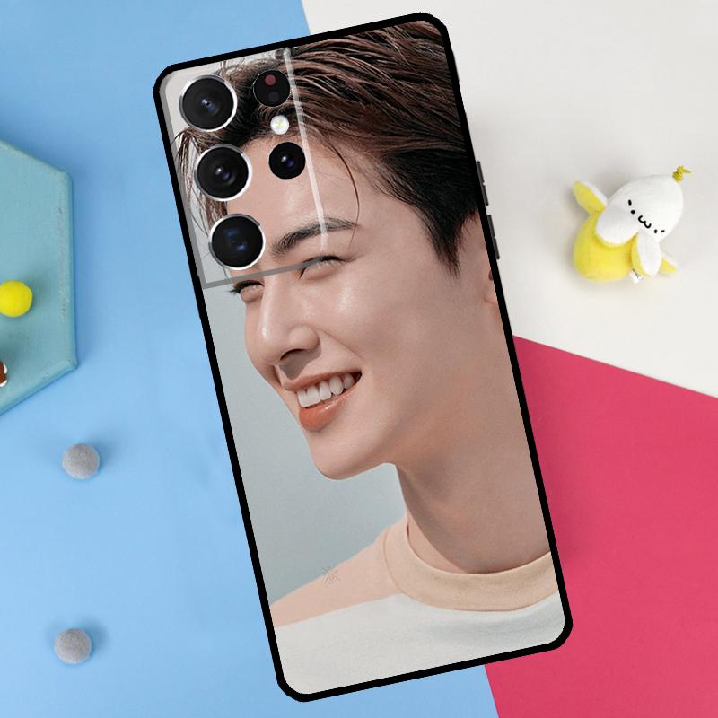 Cha Eun Woo Back Case For Samsung Galaxy S25 S24 S23 S22 S20 S26 Ultra S10 Plus S21 FE S25 FE Soft Cover