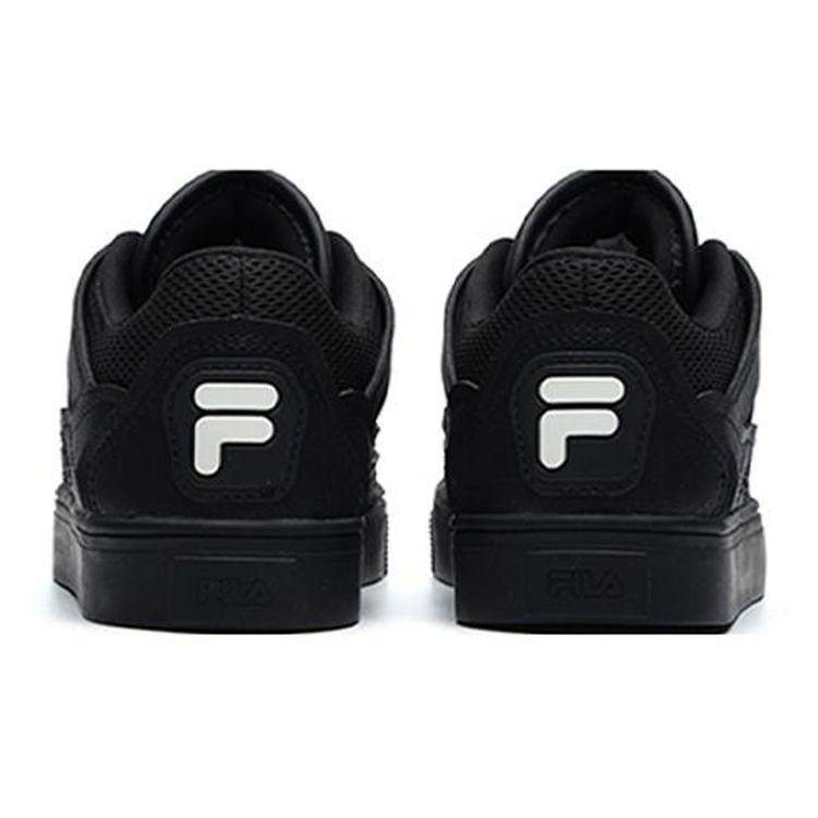 Fila Fusion Casper Ткань Синтетическая кожа Низкие кеды для скейтбординга Женские кроссовки Черный T12W135109FBK