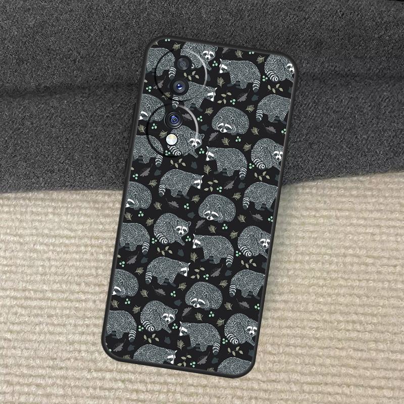 Raccoon Animal Case For Honor Magic 7 5 6 Pro Honor 200 Pro 50 70 90 Lite X8b X9a X8a X8 X9 X9c X9b Cover