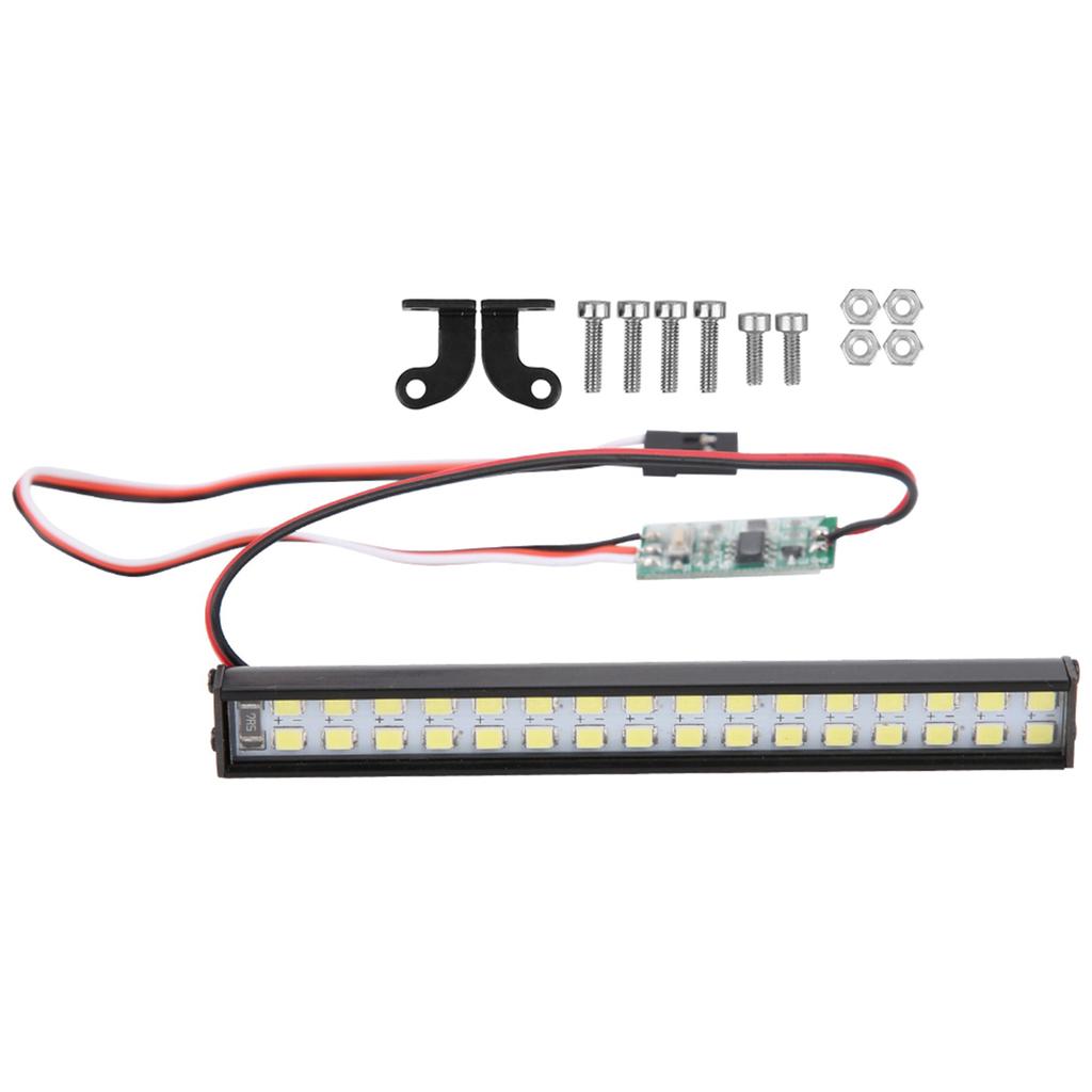 32 шт. Светодиодные лампы Крышный фонарь для радиоуправляемой машины Универсальная светодиодная световая панель для радиоуправляемого краулера Аксессуар Длина 100 мм