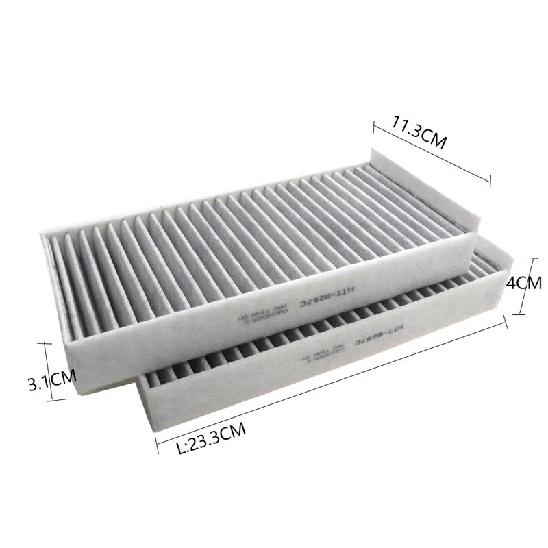 2Pcs/Set Car Cabin Air Filters for MINI Clubman Cooper S F54 F57 F56 F55 Countryman Cooper ALL4 F60 JCW Clubman One 64319297750