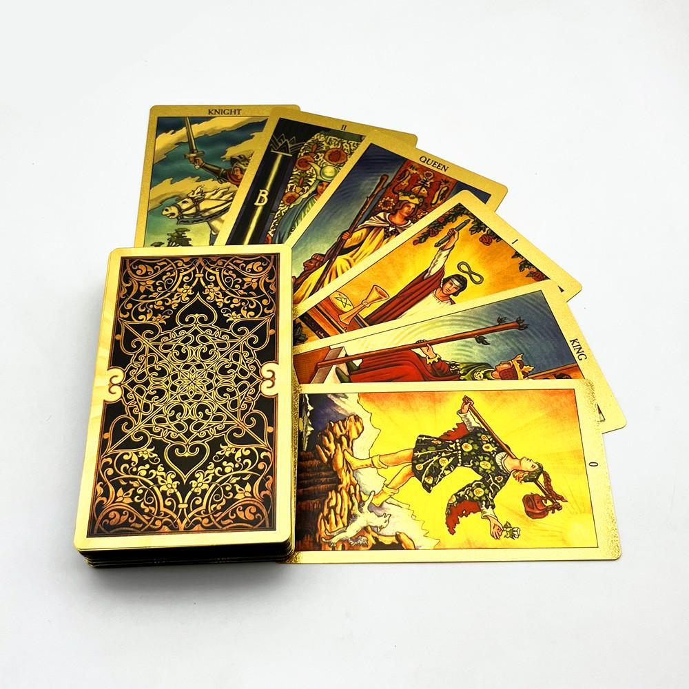 1 колода гадальных карт Таро, пластиковые 78 карт