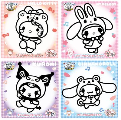 Набор костюмов Nobu Company Magic Clay Sanrio Friends из 4 штук (Hello Kitty, My Melody, Kuromi, Cinnamoroll) KT1214-SET