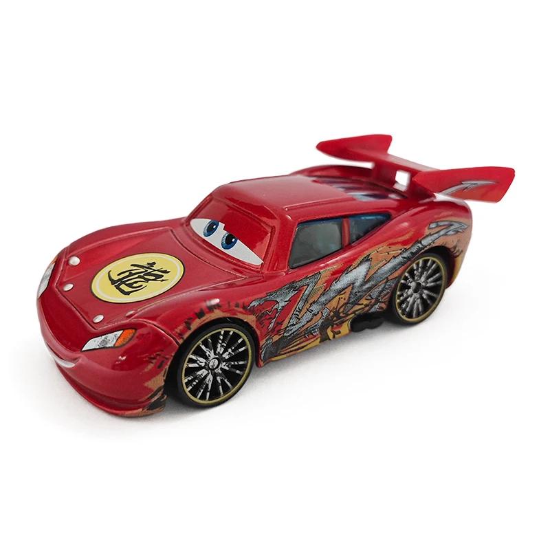Машинки игрушка Pixar Машинки Игрушка Молния МакКуин Джексон Шторм Мэтр Салли Шериф 1:55 Литая модель автомобиля Игрушка Детский подарок на день рождения