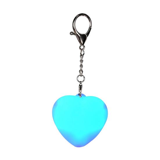 Сумка в форме сердца, светящаяся сумка-кошелек в форме сердца, свет с автоматическим светодиодным сенсором, кошелек-тоут с сенсором, перезаряжаемый, сенсорный