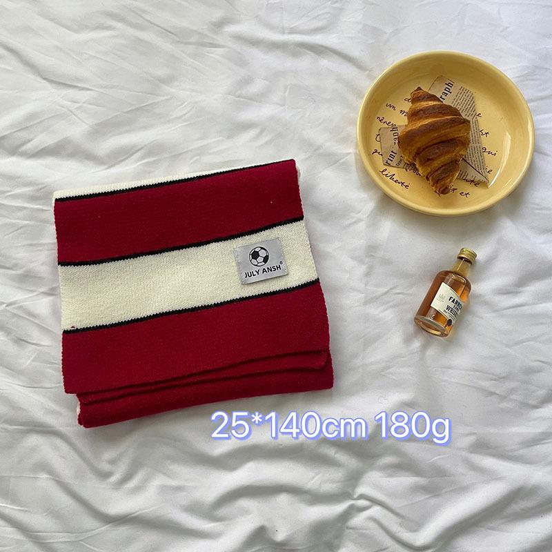 [Dai Green] New Atmosphere Christmas Red Grid Soft Waxy Matching Gift Scarf High-end Style Fashion Scarf