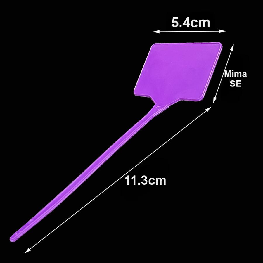10 шт. Цветочный горшок Пластиковый Суккулент Садовый маркер Бирка для растения Бирка-этикетка Подвесная бирка
