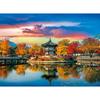 500-piece Jigsaw Puzzle - Hyangwonjeong At Gyeongbokgung Palace, Colored In Autumn, Popular Korean Puzzle