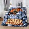 1pc, Grizzly & The Lemmings Throw Blanket, Soft Coverlet for Couch, Bed, Car, Travel, Camping, Office Nap, Perfect Gift for FriendsB002