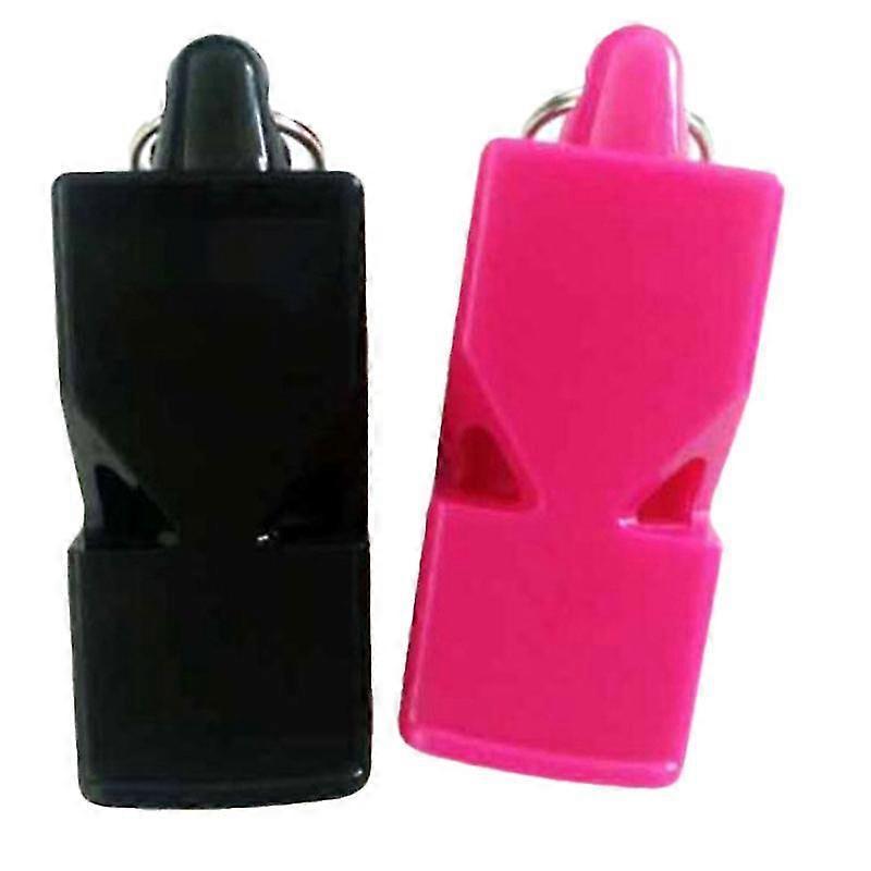 50 Pcs Non-Nuclear Professional Referee Whistle Fox Whistle Plastic Life-Saving Whistle for Game