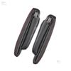 For Land Rover Freelander 2 2007 -2012 2013 2014 2015 2pcs Car Side Seat Armrest Handle Leather Cover Protect Black-red