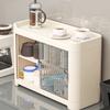 Display Cabinet Water Cup Holder Dust-Proof Kitchen Organizer Light Luxury Cup Storage Box Office