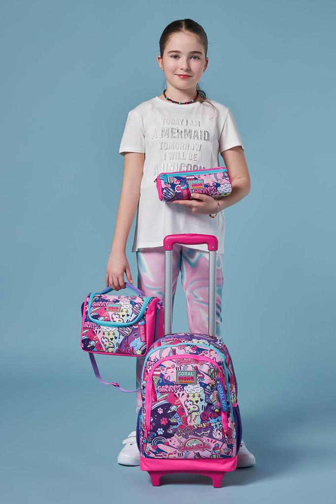 coral high Детский набор из 3 предметов для швабры с тремя отделениями и рисунком граффити SET0123960