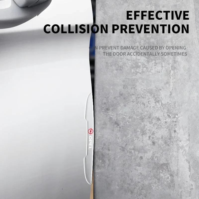 NPT1 4Pcs Car Door Edge Guards Anti-Scratch Protector For Opel astra h astra j g corsa insignia zafira b vectra c corsa d vivaro