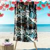 Name Custom blink-182 Print Beach Towel, Large Soft Quick Dry Towel for Beach Camping Swimming
