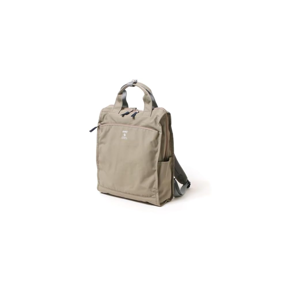 Anello Grande CABIN Tote-Style Backpack, Lightweight, A4 Size, Water-Repellent, GTM0171Z, Beige GBE