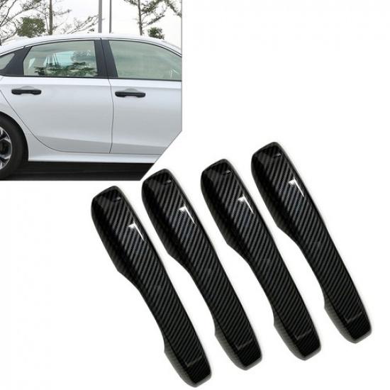 4 Pcs Car Auto Outer Door Handle Cover Trim For Honda Civic 11th +