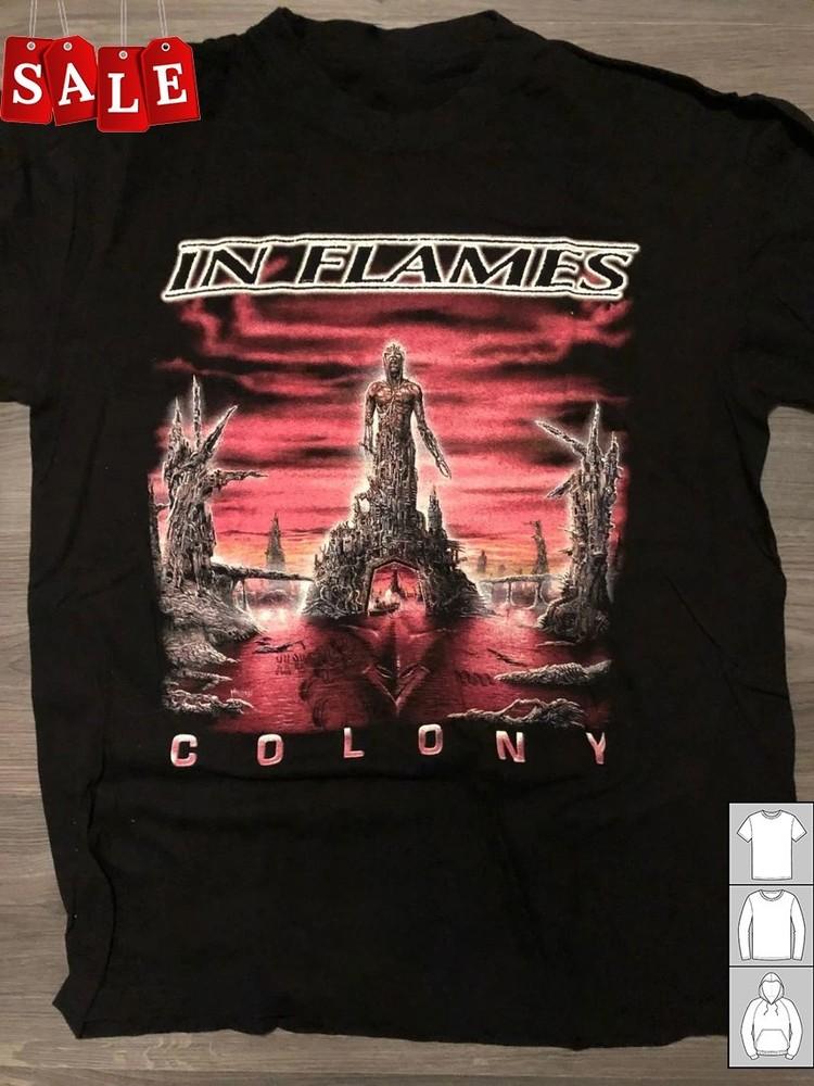 Rare In Flames Colony Gift For Fans Black S235XL TShirt WE640 Unisex T-Shirt