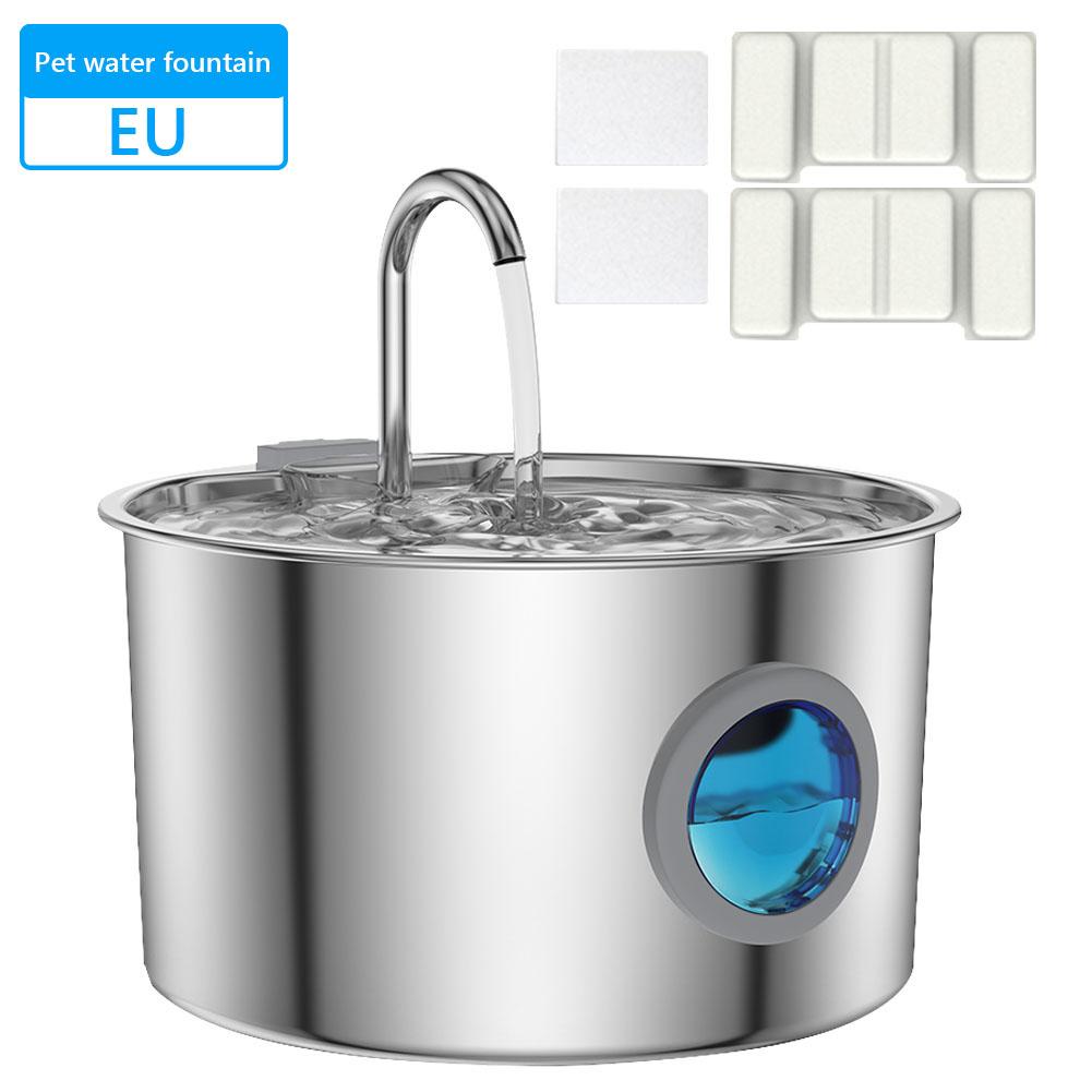 3,2 л Автоматическая поилка для домашних животных Тройная фильтрация Питьевой фонтан Фонтанчик для воды для кошек, домашних животных и мелких животных