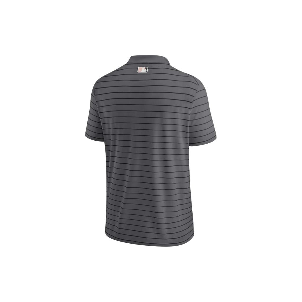 Nike X MLB Dri-FIT City Connect Victory Striped Logo Polo Shirt Men Polo Shirts Charcoal NACE00BWTL-8WT