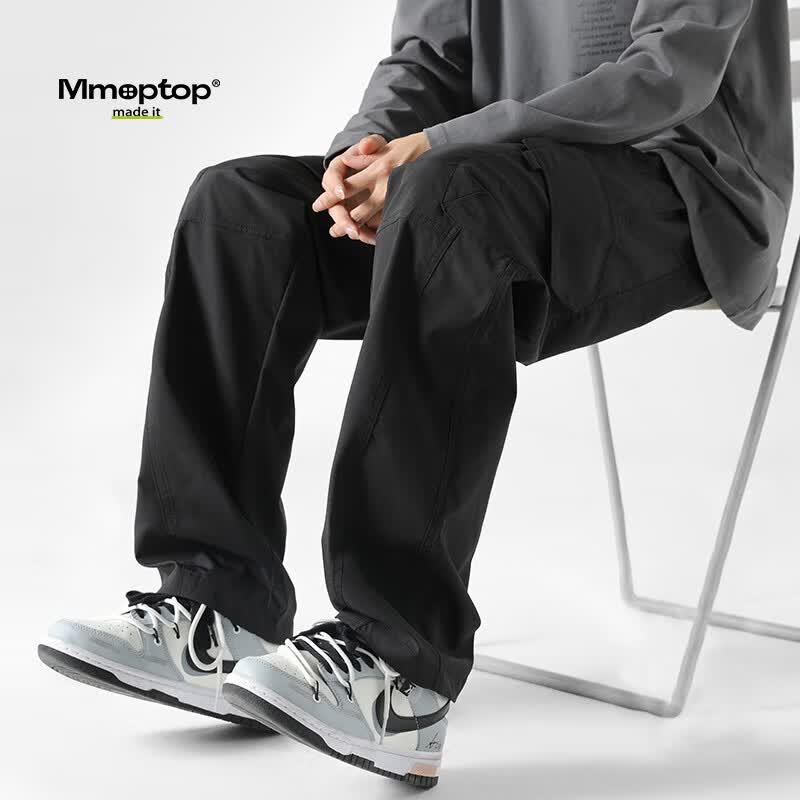 MMOPTOP Men's K1107 Summer Straight Leg Cargo Pants