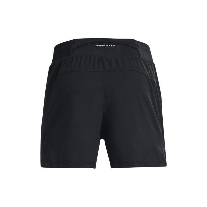 Under Armour Pure Color Brand Logo Sports Shorts Men Bottoms Black 1376509-001