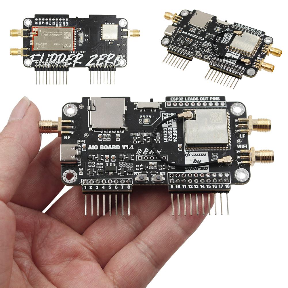 Для Flipper Zero Multiboard плата расширения 2.4G модуль расширения с высоким коэффициентом усиления CC1101 модуль NRF Sniffer Mousejacker