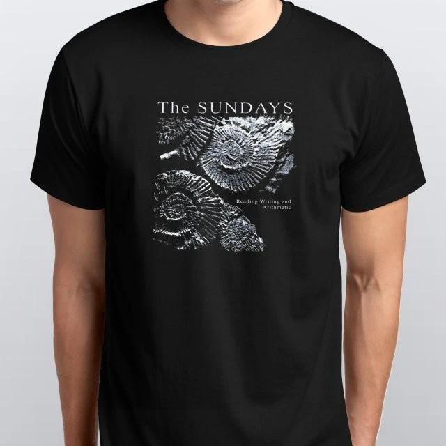 Воскресенье Мужская Унисекс Футболка S M L XL XXL 3 4 XL цвета Черный