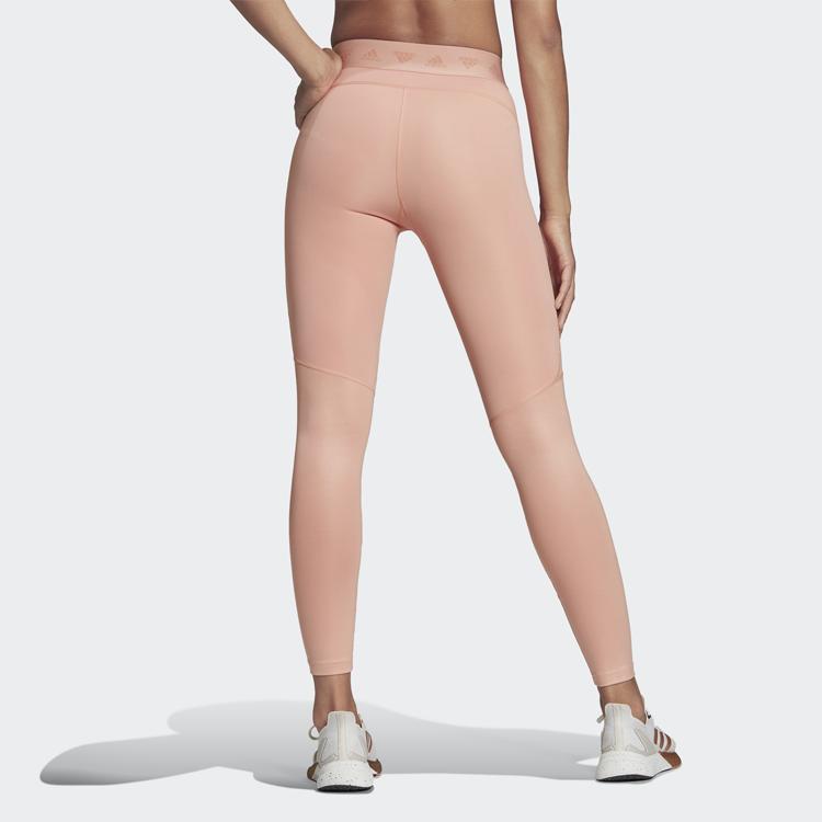 Adidas Леггинсы для фитнеса с логотипом и высокой талией, женские леггинсы красного и розового цвета HC2912