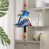 Resin Wind Chime Hand Painted Hanging Ornaments Wind Bell Bird Song Bell  Wall Decoration