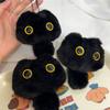 Милый пищащий плюшевый угольно-шармовой брелок-подвеска для рюкзака