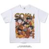 Ретро Анимация Dragon Ball Сон Гоку Футболка из чистого хлопка Двумерная Летняя одежда Мужская и Женская Уличная одежда