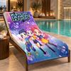 Beach Towel with KPop Demon Hunters Design, Quick Dry Lightweight Towel for Swimming Pool Travel