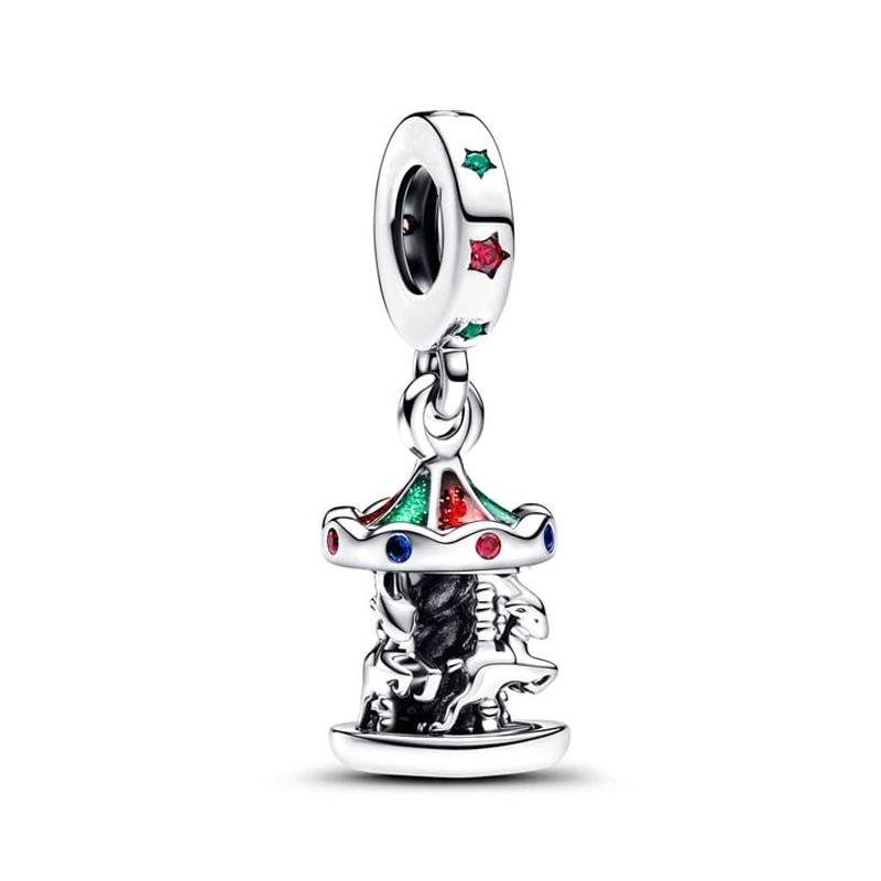 Gold Eiffel Tower Shape Pendant Charm Beads Fits 3Mm Bracelet Bangle Necklace For Women Luxury Diy Jewelry Party Festival Gift