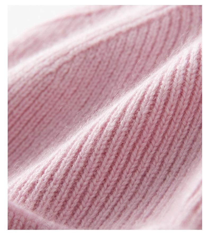 Children's Cashmere Knitted Teletubbies Hat - Cute, Versatile, Unisex, Warm for Autumn & Winter