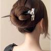 Hair Sticks for Buns Hanfu Hairpin Tassel Butterfly Tassel Hair Stick Wooden Hair Stick For Girl