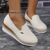 2024 Chunky Woman Flat Women's Platform Casual Shoes Solid Color Breathable Wedge Espadrilles Chaussures Femme Zapatos De Mujer
