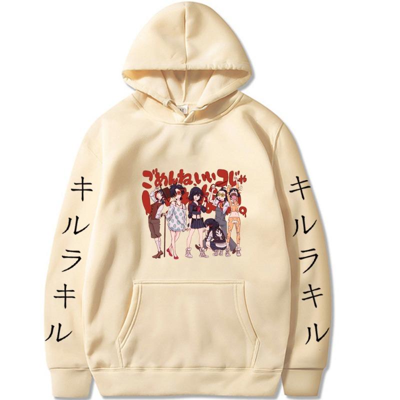KILL La KILL Японская Анимация Толстовка Мужская Женская Харадзюку Пуловер Уличная Одежда Унисекс Осень Зима Утепленная