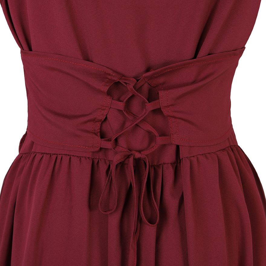 European Medieval Retro Court Princress Cosplay Renaissance Medieval Irish Costume Over Dress Vampire Long Dress